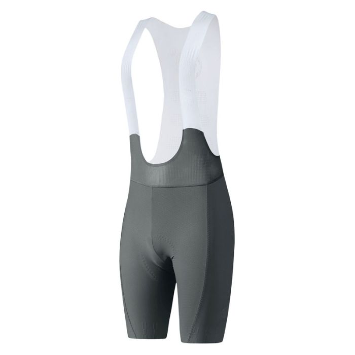 SKULL MONTON WOMENS BIB SHORTS MINIMA SLATE GRAY / GRAY GREEN