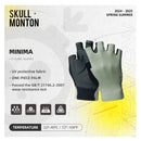 FINGERLESS CYCLING GLOVES MINIMA LIME CREAM