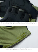 FINGERLESS CYCLING GLOVES MINIMA LIME CREAM