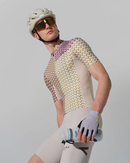 SHORT SLEEVE JERSEY MENS – V MOTIVA – LILAC & SAND