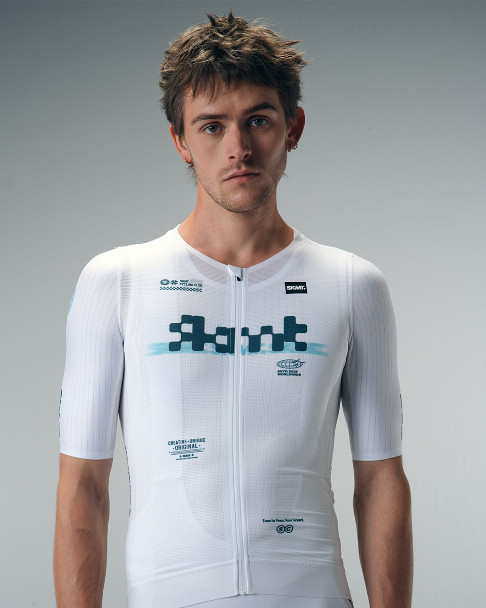 MENS JERSEY FLUX BLOCK - CHALK WHITE
