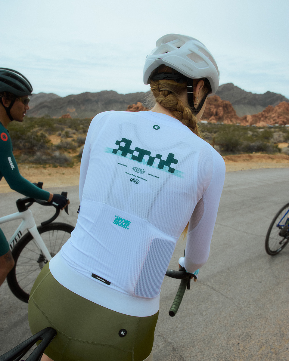 MENS JERSEY FLUX BLOCK - CHALK WHITE