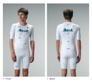 MENS JERSEY FLUX BLOCK - CHALK WHITE