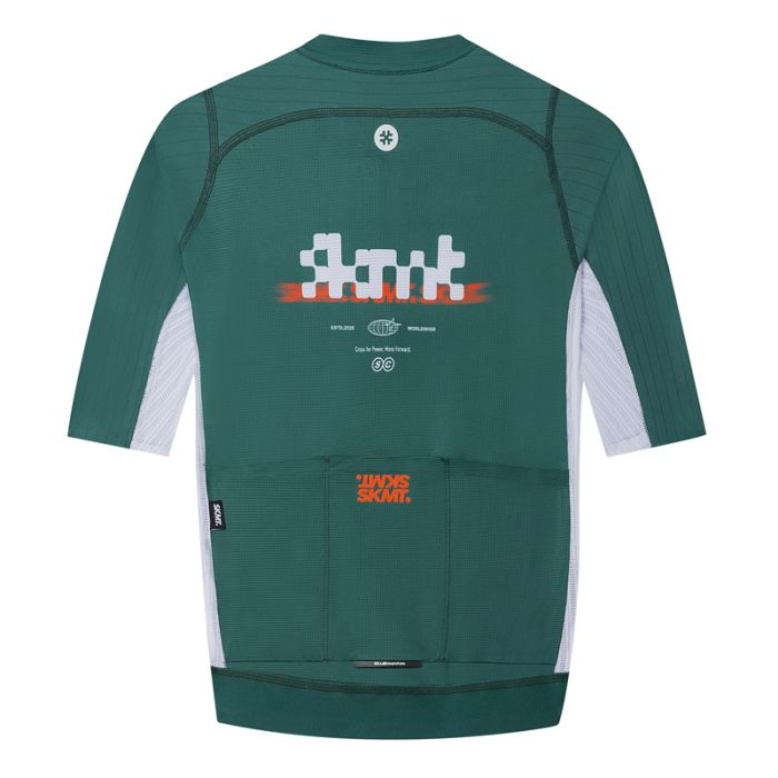 MENS JERSEY FLUX BLOCK - DEEP FOREST