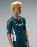 MENS JERSEY FLUX BLOCK - DEEP FOREST