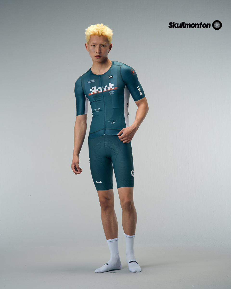 MENS JERSEY FLUX BLOCK - DEEP FOREST