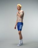 MENS JERSEY FLUX BLOCK - DESERT KHAKI