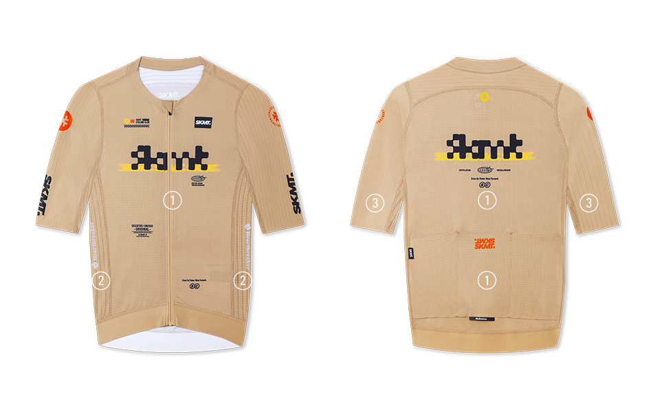 MENS JERSEY FLUX BLOCK - DESERT KHAKI