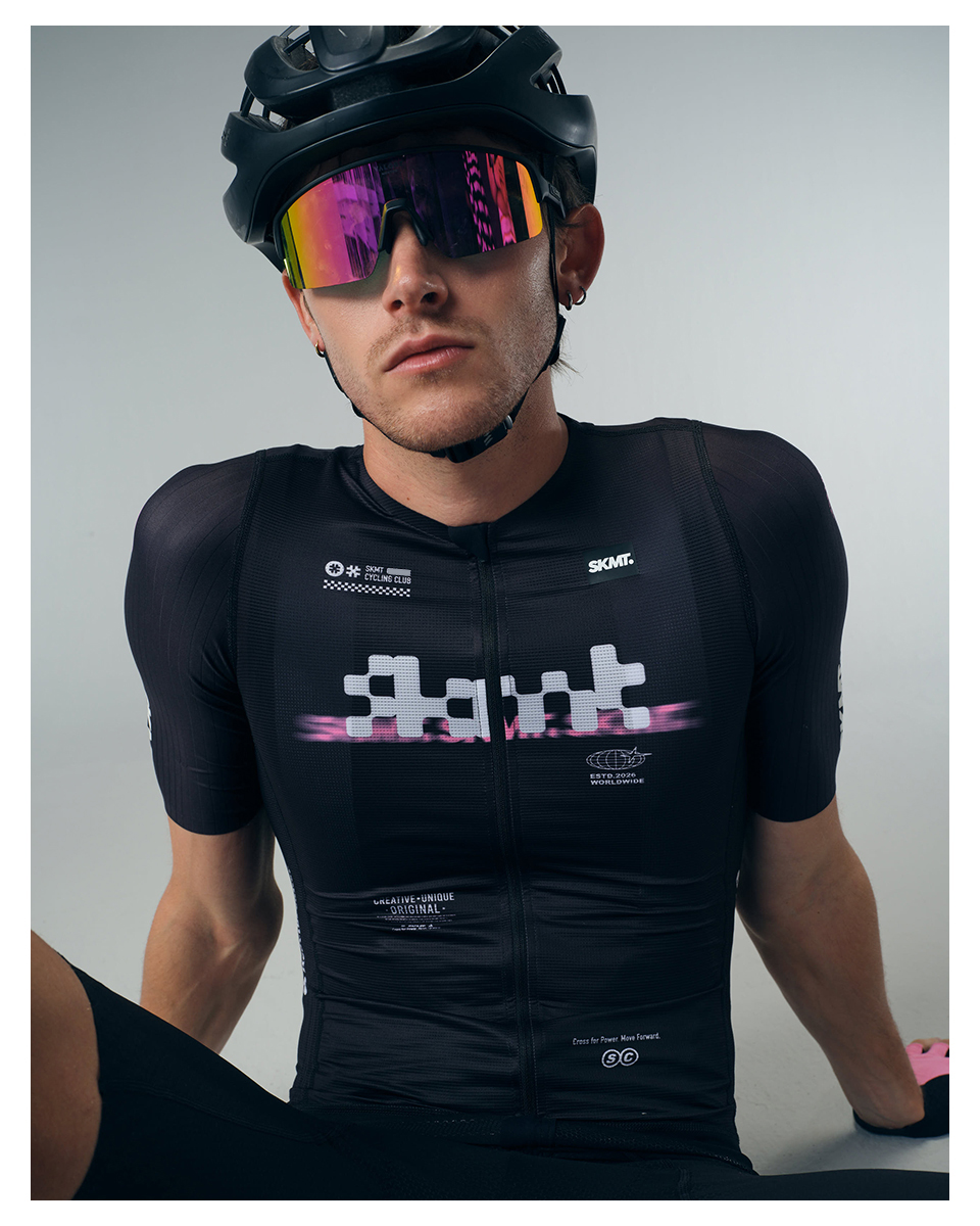 MENS JERSEY FLUX BLOCK - MIDNIGHT BLACK