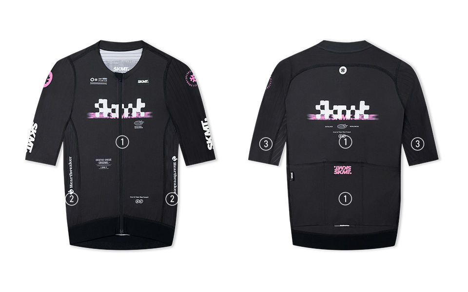 MENS JERSEY FLUX BLOCK - MIDNIGHT BLACK