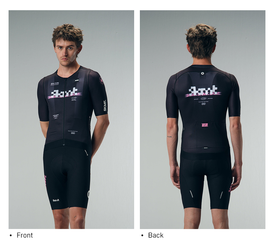 MENS JERSEY FLUX BLOCK - MIDNIGHT BLACK