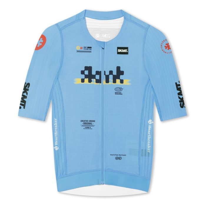MENS JERSEY FLUX BLOCK - PALE SKY BLUE