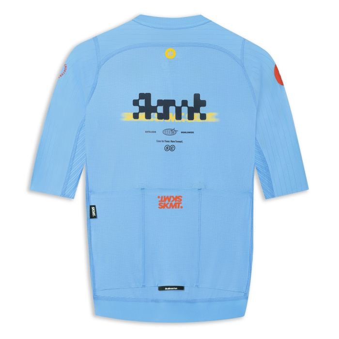 MENS JERSEY FLUX BLOCK - PALE SKY BLUE