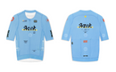 MENS JERSEY FLUX BLOCK - PALE SKY BLUE