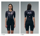 WOMENS JERSEY FLUX BLOCK - MIDNIGHT BLACK