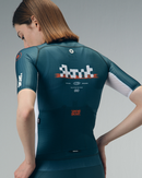 WOMENS JERSEY FLUX BLOCK - DEEP FOREST