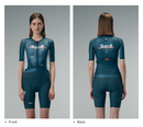 WOMENS JERSEY FLUX BLOCK - DEEP FOREST