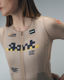 WOMENS JERSEY FLUX BLOCK - DESERT KHAKI