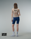 WOMENS JERSEY FLUX BLOCK - DESERT KHAKI