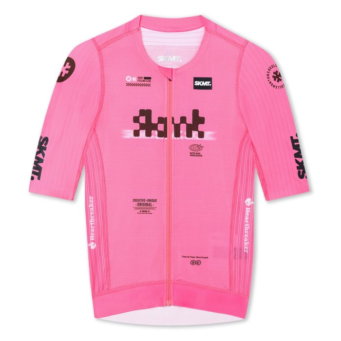 WOMENS JERSEY FLUX BLOCK - PULSE PINK