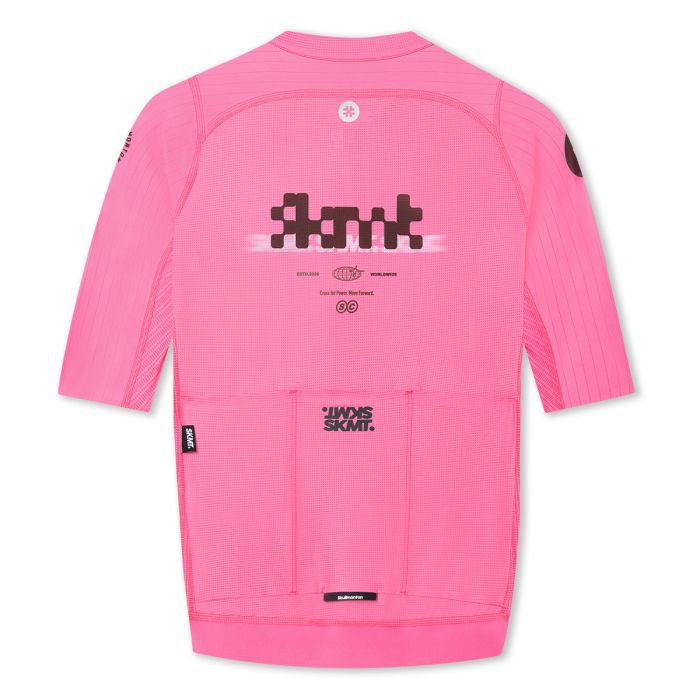 WOMENS JERSEY FLUX BLOCK - PULSE PINK