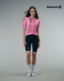 WOMENS JERSEY FLUX BLOCK - PULSE PINK