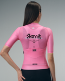 WOMENS JERSEY FLUX BLOCK - PULSE PINK