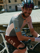 SHORT SLEEVE JERSEY MENS – V MOTIVA – GREEN & RUST