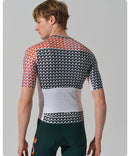 SHORT SLEEVE JERSEY MENS – V MOTIVA – GREEN & RUST