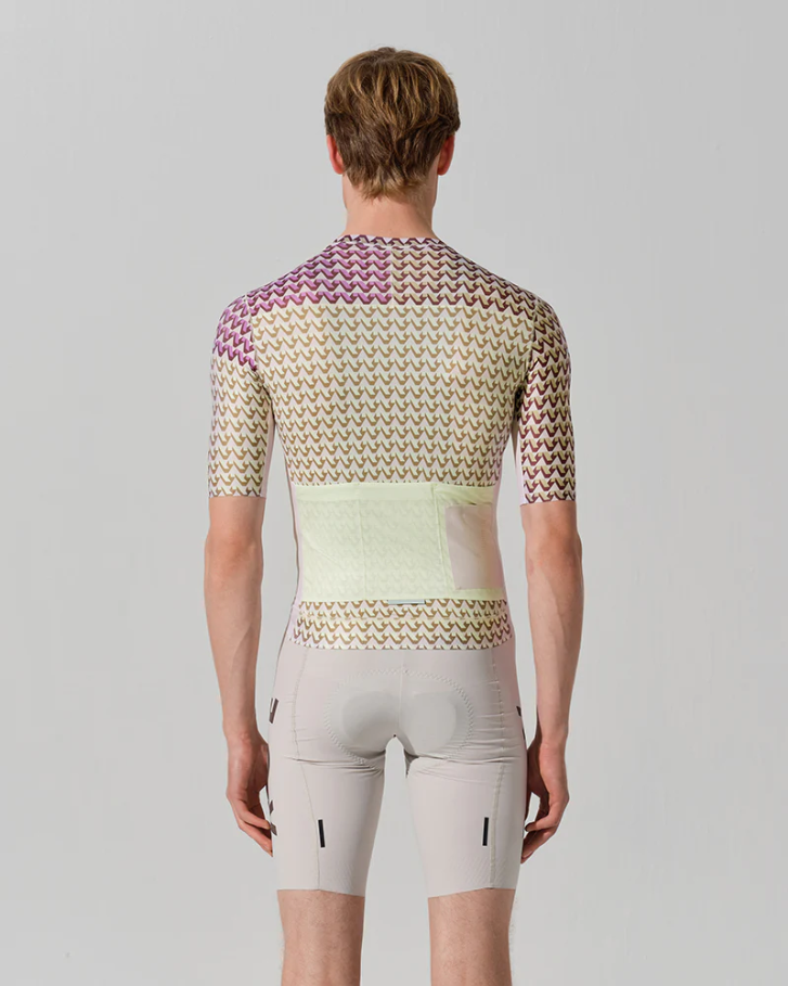 SHORT SLEEVE JERSEY MENS – V MOTIVA – LILAC & SAND