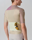 SHORT SLEEVE JERSEY MENS – V MOTIVA – LILAC & SAND