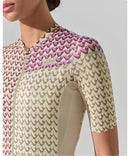 SHORT SLEEVE JERSEY WOMENS – V MOTIVA – LILAC & SAND