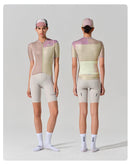 SHORT SLEEVE JERSEY WOMENS – V MOTIVA – LILAC & SAND