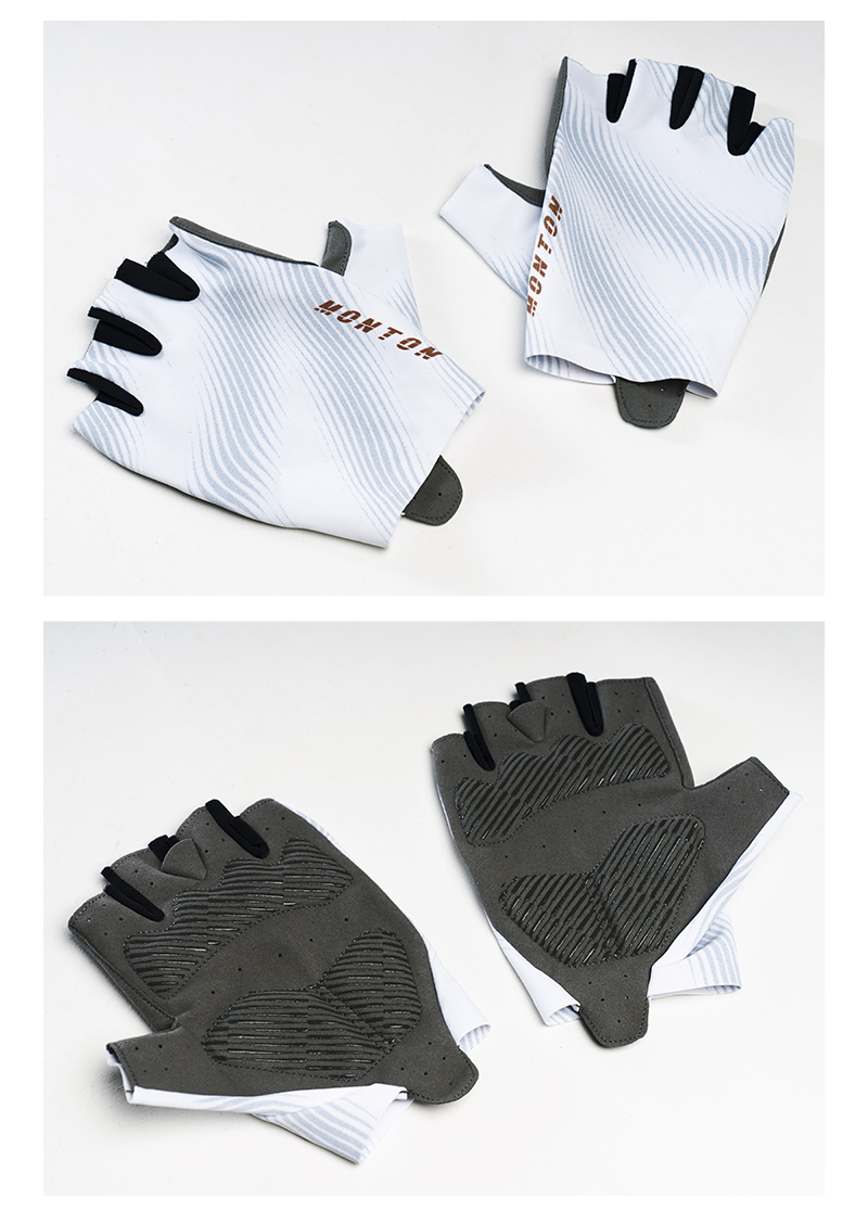 FINGERLESS CYCLING GLOVES SHADOWFADE GREEN