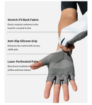 FINGERLESS CYCLING GLOVES SHADOWFADE GREEN