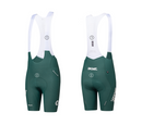 MENS BIB SHORTS FLUX BLOCK - DEEP FOREST