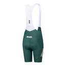MENS BIB SHORTS FLUX BLOCK - DEEP FOREST