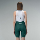 WOMENS BIB SHORTS FLUX BLOCK - DEEP FOREST