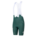 WOMENS BIB SHORTS FLUX BLOCK - DEEP FOREST