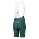 WOMENS BIB SHORTS FLUX BLOCK - DEEP FOREST