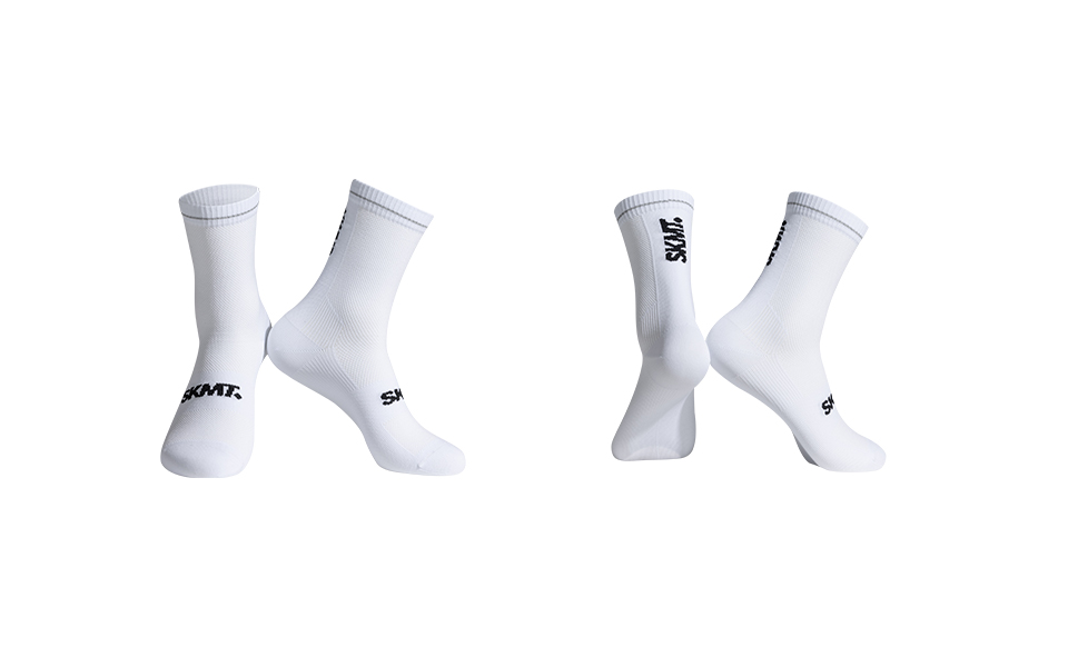 CYCLING SOCKS FLUX BLOCK - CHALK WHITE