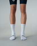 CYCLING SOCKS FLUX BLOCK - CHALK WHITE