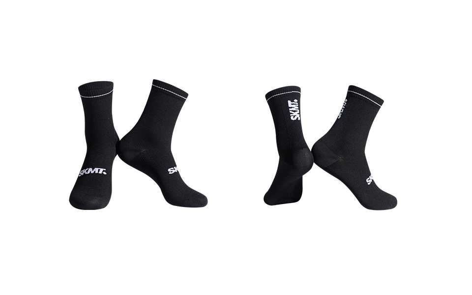 CYCLING SOCKS FLUX BLOCK - MIDNIGHT BLACK