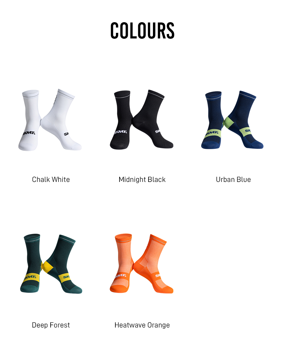 CYCLING SOCKS FLUX BLOCK - MIDNIGHT BLACK