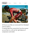 VALORE MONTON MENS BIB SHORTS NUOVA LUNA BRICK RED