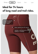 WOMENS BIB SHORTS NUOVA LUNA BRICK RED