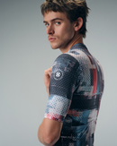MENS JERSEY MOSAIC - BLUE