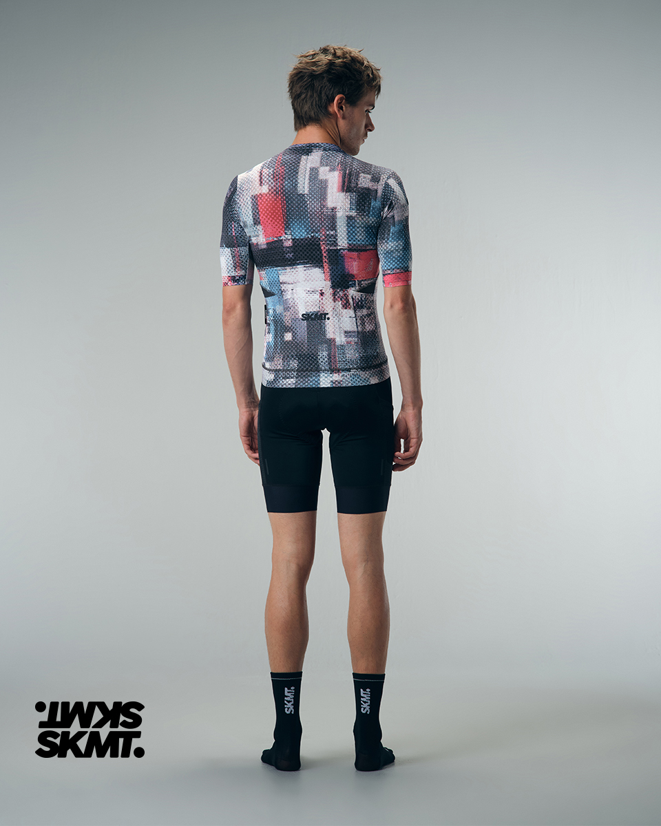MENS JERSEY MOSAIC - BLUE