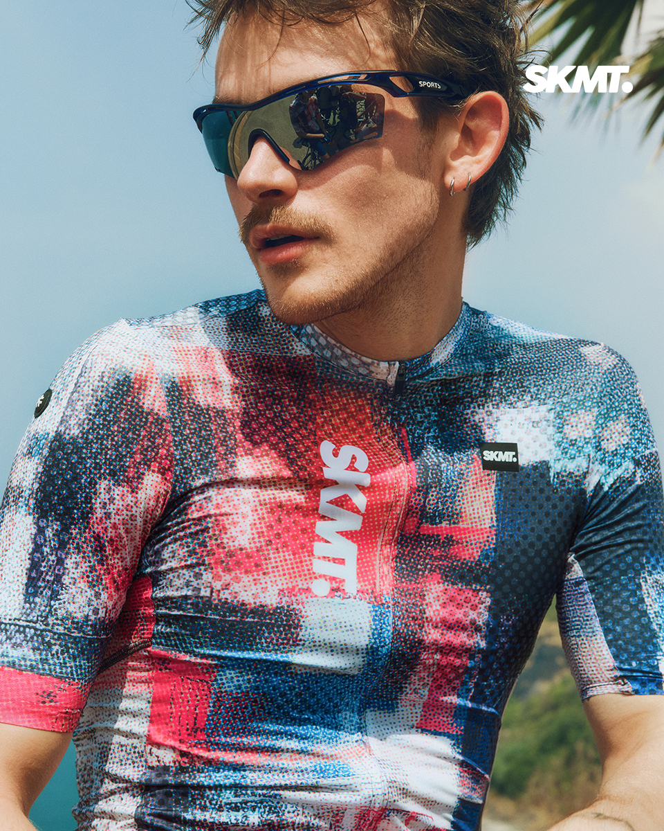 MENS JERSEY MOSAIC - BLUE