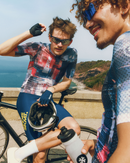 MENS JERSEY MOSAIC - BLUE